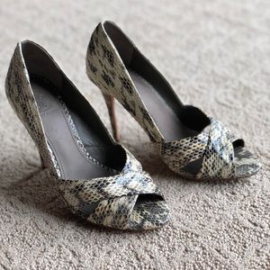Tory Burch Snakeskin Heels